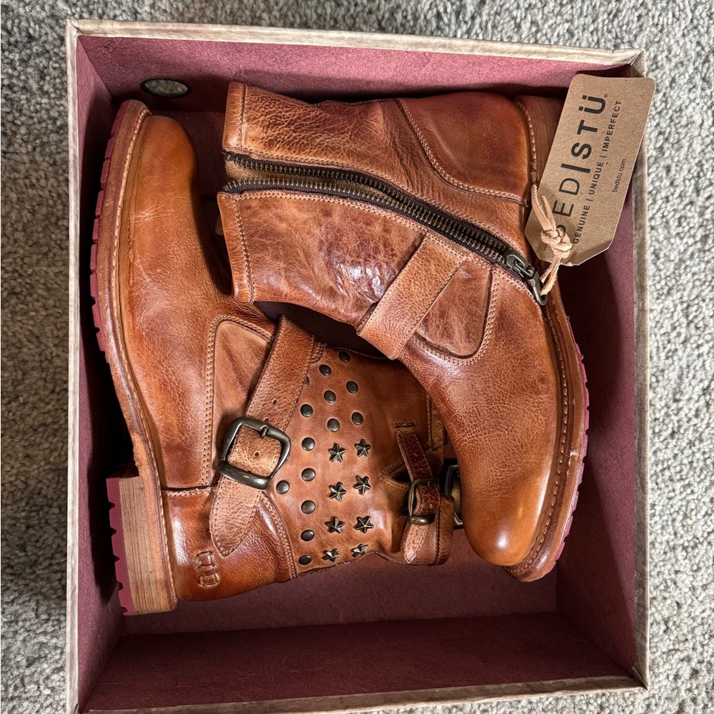 Bed Stu Women’s Wacky II Tan Dip Dye Booties